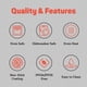 thumbnail image 4 of Molde para pizza Emporio Kitchen de 33 cm, antiadherente y perforado, 4 of 8