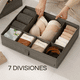 thumbnail image 3 of Caja Gris Organizadora De Ropa Multiuso 7 Divisiones 44x34x11cm, 3 of 6