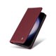 thumbnail image 3 of Funda Billetera de Cuero para Samsung Galaxy S23 FE con Tarjetero y Soporte - Tapa Magnética Rojo, 3 of 6