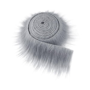 Magideal - Telas De Imitación, Tela Artificial, Manualidades Diy, Decoración Del Hogar, Cortes De Tela Suave Y Peluda, Manualidades, Costura Para Sofá, Alfombra, Gris Claro