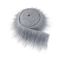 Magideal - Telas De Imitación, Tela Artificial, Manualidades Diy, Decoración Del Hogar, Cortes De Tela Suave Y Peluda, Manualidades, Costura Para Sofá, Alfombra, Gris Claro