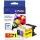 thumbnail image 1 of Cartucho de tinta FADFAWN LC71 - Pack de 4 (Negro/Cian/Magenta/Amarillo), 1 of 7