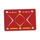 thumbnail image 4 of Tapete De Entrenamiento Para Pasos De Fútbol, Suministros, Accesorios De Fútbol, Tapete Para Puerta De Fútbol, Rojo Y Amarillo, 4 of 5