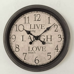 Genérico - Reloj De Pared 42.4X31.9X43.8 Cm Elemental Café