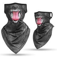 High Peak - Bandana Pañoleta Animal Lobo Negro