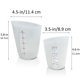 thumbnail image 2 of Vasos medidores de silicona ZGFYSR (500 ml y 250 ml) sin BPA, 2 of 7