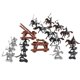 thumbnail image 3 of Figuras De Acción Militar Army Men Soldiers Playset Sandtable Scene Play 22pcs, 3 of 5
