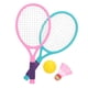 thumbnail image 1 of Raqueta de tenis para niños, pelota de raqueta, juego de agarre cómodo, juguetes, juegos de bádminton, pajaritos para deportes, playa, niños, niñas, p S, 1 of 5