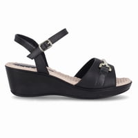 Sandalia Mujer Negro/Beige Cecilia 372 Piccadilly