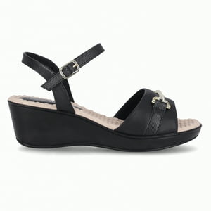 Sandalia Mujer Negro/Beige Cecilia 372 Piccadilly