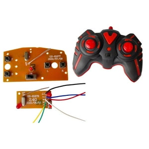 Genérico - Mando A Distancia Con Placa Receptora Para Accesorios De Vehículos De Coche De Control Remoto