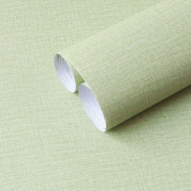 1pc Light Green Faux Grasscloth Self-Adhesive Contact Paper, Removable Waterproof Peel And Stick Wallpaper For Refrigerator Speaker Dryer Cabinet Oven Appliance Furniture Home Decor Room Background Ki
