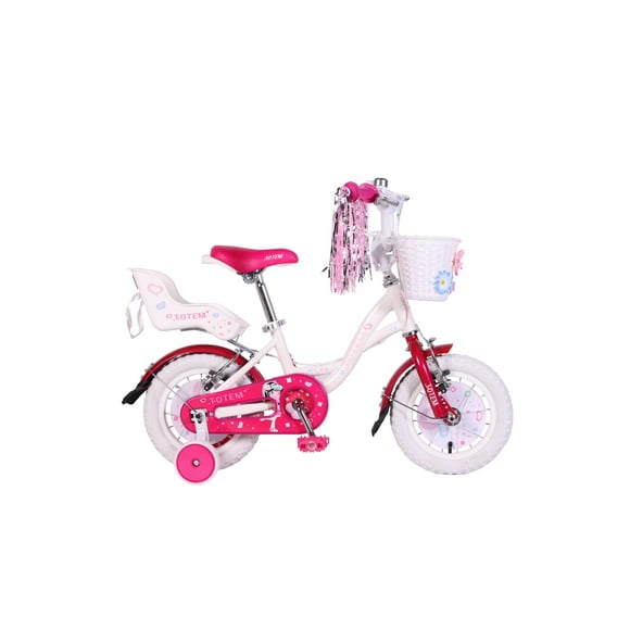 Bicicleta Infantil Aro 12 Pretty Girl Color Blanco