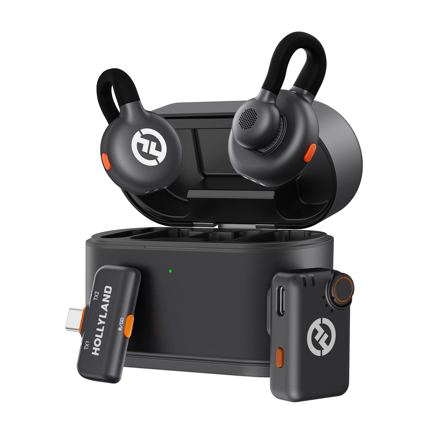 Hollyview - Micrófono Inalámbrico Hollyland Lark M2S Mini Combo