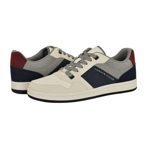 Zapatilla Tommy Hilfiger Trane Para Hombre Gris Claro/Crema 050