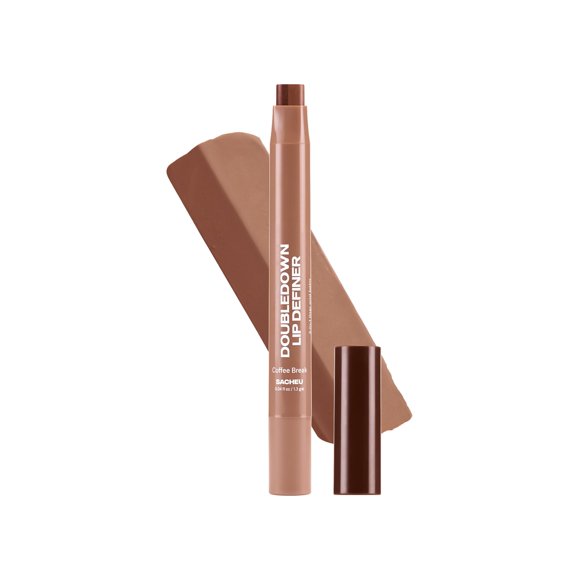 Delineador de Labios Sacheu DoubleDown 2 en 1 Coffee Break