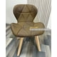 thumbnail image 2 of Pack 4 Sillas Para Comedor Aviador Radar Tapiz Lino Base Madera - Café, 2 of 3