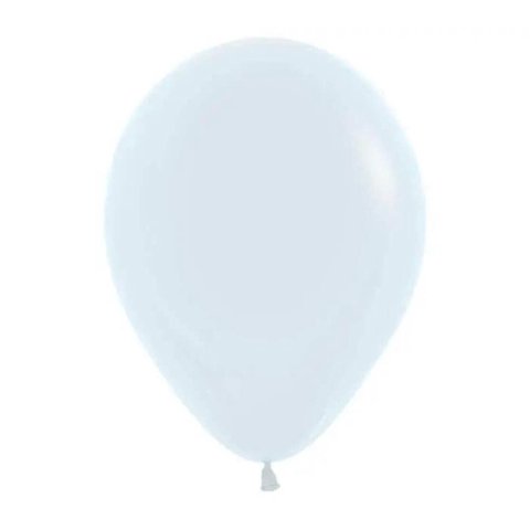 Globos Qualatex Fashion White 5 (Paquete De 100)