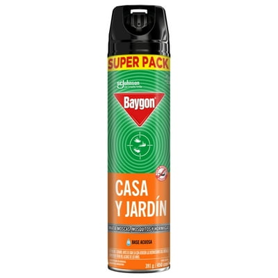 Insecticida Aerosol Casa Y Jardín Bonus Aerosol 450 Cc Baygon