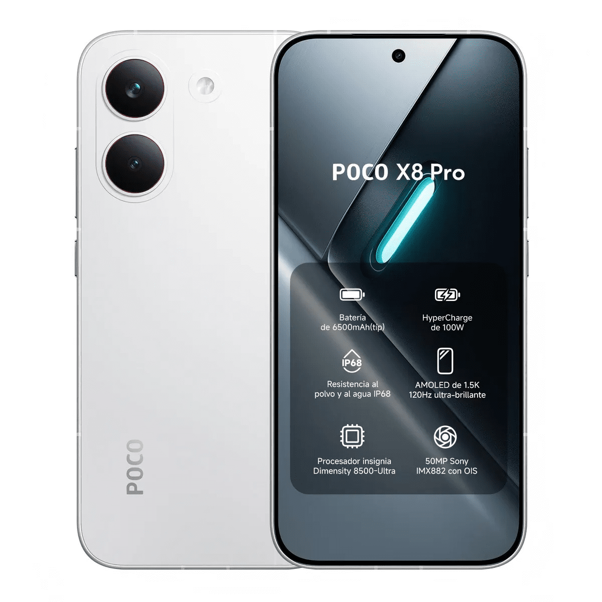 Xiaomi Poco X8 Pro 5g Ram 8g+ 512gb Ip68 Resistente Agua Nfc -blanco