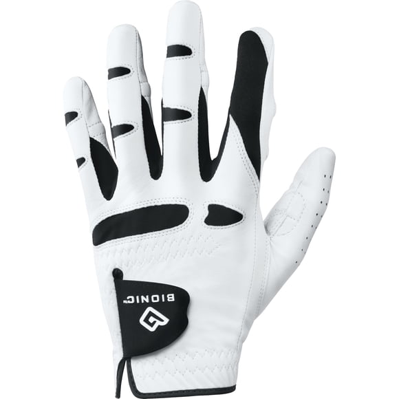 Guante de golf Bionic StableGrip con ajuste natural, color blanco XL izquierdo