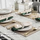 thumbnail image 3 of Home Brilliant Linen Placemats Set de 8 alfombras de mesa de comedor resistentes al calor alfombras de mesa de cocina alfombras de mesa Decoración de mesa, ropa natural, 3 of 3