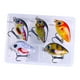 thumbnail image 3 of 5x Mini Crankbait Se?uelos De Pesca Cebo De Pesca Realista Para Trucha Walleye Boat Style D, 3 of 5