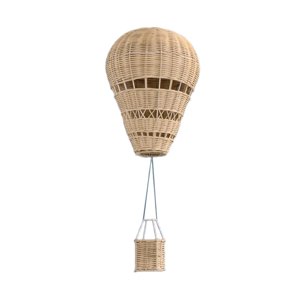 Magideal - Globo Aerostático Decoración De La Habitación De Los Niños Adorno Colgante En La Pared Artesanía Decoración Del Hogar Decoración De La Pared Fiesta He