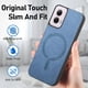 thumbnail image 5 of Magnetic Slim Case for Motorola Moto G Play 2024 5G with Camera Guard & Anti-Scratch Back Blue, 5 of 6