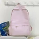 thumbnail image 1 of Women Schoolbag Waterproof Large Capacity School Backpack Smooth Zipper Solid Color Teens Girl Casual Daypack Bag Student Supply, 1 of 3