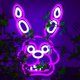 thumbnail image 1 of Letrero de Neón Nacynacy 33x24 cm Fnaf Bonnie LED Decor, 1 of 6