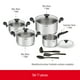 thumbnail image 5 of Batería de Cocina 11 Piezas E308Sb74 Acero Inoxidable Plateado, 5 of 9
