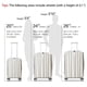 thumbnail image 4 of Carcasa rígida de policarbonato Carry On de Luggage Hanke de 20 pulgadas con ruedas, 4 of 9