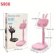 thumbnail image 2 of Little Rabbit Mobile Phone Holder Desktop Adjustment For Ipad Table Support Seat Flat Shelf Shelf Office Home Bed Universal Universal Bracket, 2 of 3