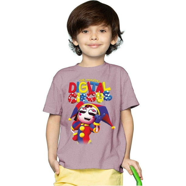 Polera Estampada Niño Digital Circus Ponmi