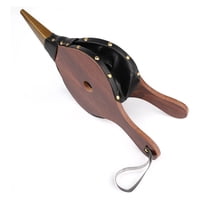 Xusx111 - Accesorios De Herramienta De Barbacoa De La Bomba De Tubo Ondulado De La Mano Del Soplador De Madera De La Barbacoa De Campamento Interior Y Exterior Marrón (30 * 13)