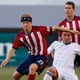 thumbnail image 2 of Casco de fútbol Full90 Sports PREMIER Performance rojo, talla grande, 2 of 3