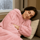 thumbnail image 2 of Poleron Frazada Polar Manta Felpa Con Capucha Mujer Hombres Polerones Unisex, 2 of 3