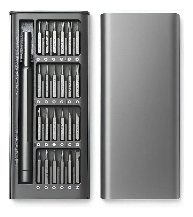 Genérico - Juego Desatornillador Precision 24 En 1 Kit Reparacion Celulares Relojes Puntas Imantadas Kit Herramientas 24 En 1