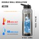 thumbnail image 2 of Botella de Agua Watersy 1200 ml Aislada con Sorbete Gris, 2 of 9