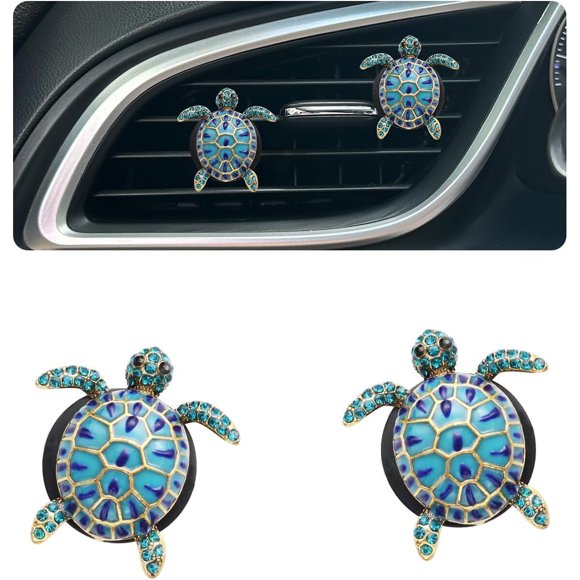 ORIESSE Sea Turtles Car Accessories, Cute Beach Car Air Freshener