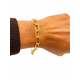 thumbnail image 2 of Pulsera Eslabones Corazón con Baño de Oro 18K., 2 of 6