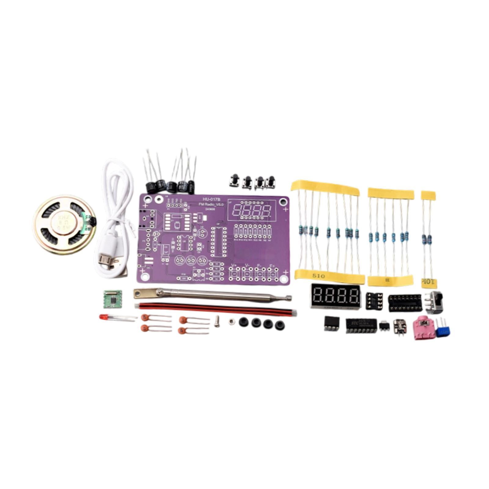 Magideal - Kit De Radio Kit De Práctica De Soldadura, Resistente, Aprendizaje De Soldadura Y Enseñanza 87-108 Radio De Bricolaje Para Adultos Principiantes Sin Caparazón