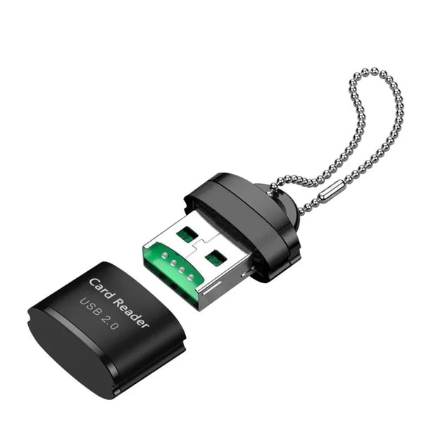 Adaptador Micro SD a USB MINI MUY PEQUEÑO Lector Tarjeta de Memoria SD a USB Portamemoria