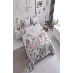 Genérico - Cubrecama 2 Plazas De Mariposa Quilt