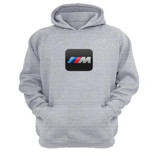 Polerón Canguro Im Bmw Gris Claro Talla M Unisex