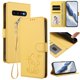 thumbnail image 2 of Funda Volteable tipo Billetera con Correa para Samsung Galaxy S10, Amarillo, 2 of 6