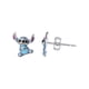 thumbnail image 3 of Aros Disney Stitch Plata Esterlina Azul Sensibles, 3 of 3