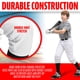 thumbnail image 4 of Pantalones de béisbol Franklin Sports Youth, blancos, talla M, 4 of 9