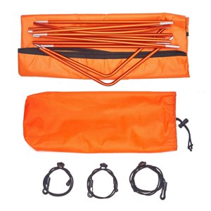 Ioensy - A Prueba De Lluvia Kayak Boat Sun Shelter Sombrilla Toldo Sun Shade Cover Orange
